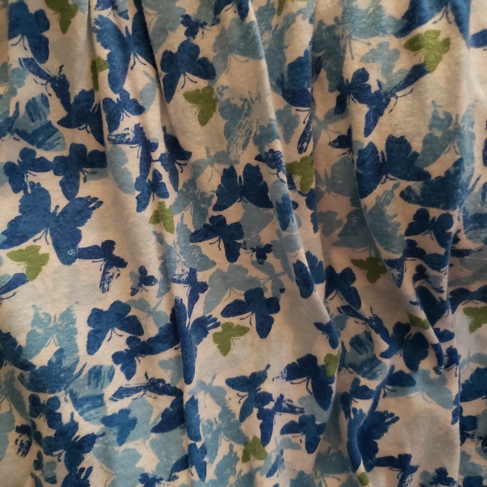 Blue Butterfly Tank - Picture 3 of 3